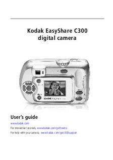 Kodak EasyShare C 300 manual. Camera Instructions.